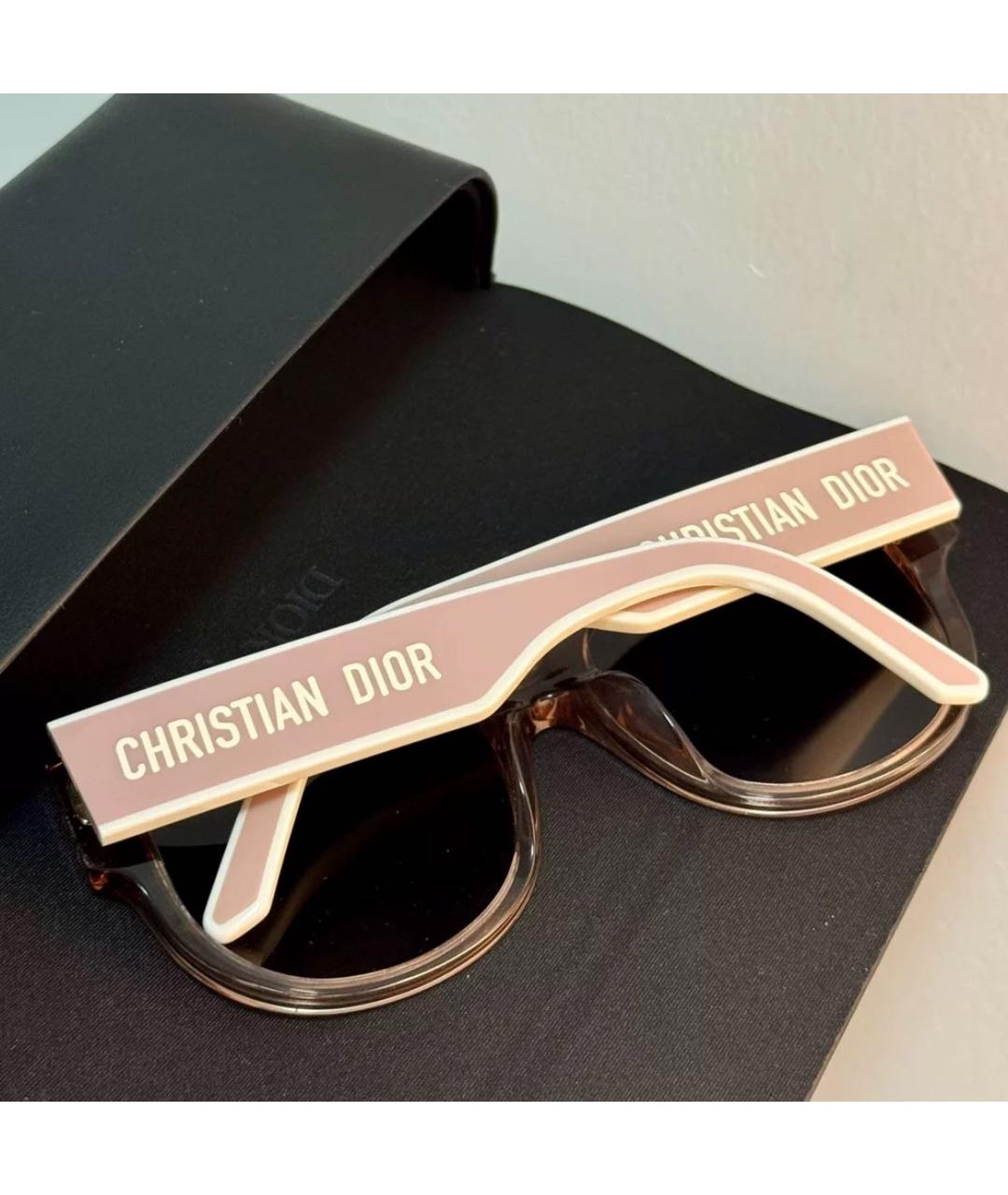 CHRISTIAN DIOR Розовые солнцезащитные очки, фото 3