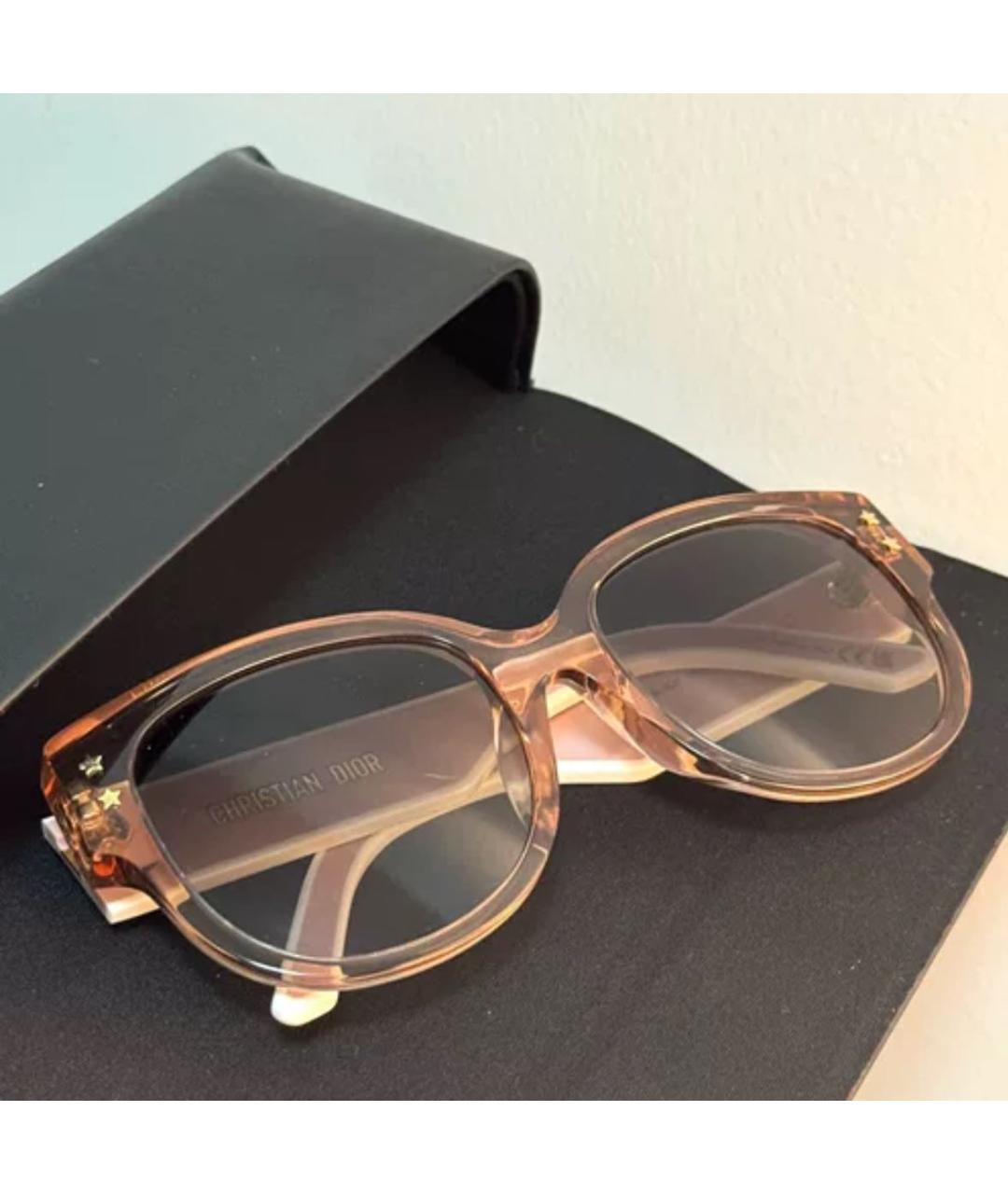 CHRISTIAN DIOR Розовые солнцезащитные очки, фото 2