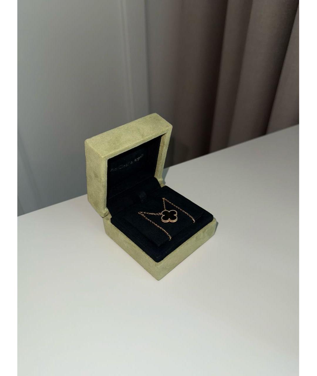 VAN CLEEF & ARPELS Черное колье из желтого золота, фото 3