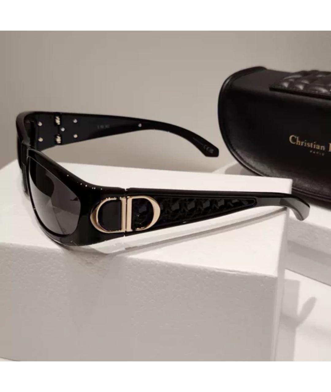 CHRISTIAN DIOR Черные солнцезащитные очки, фото 4