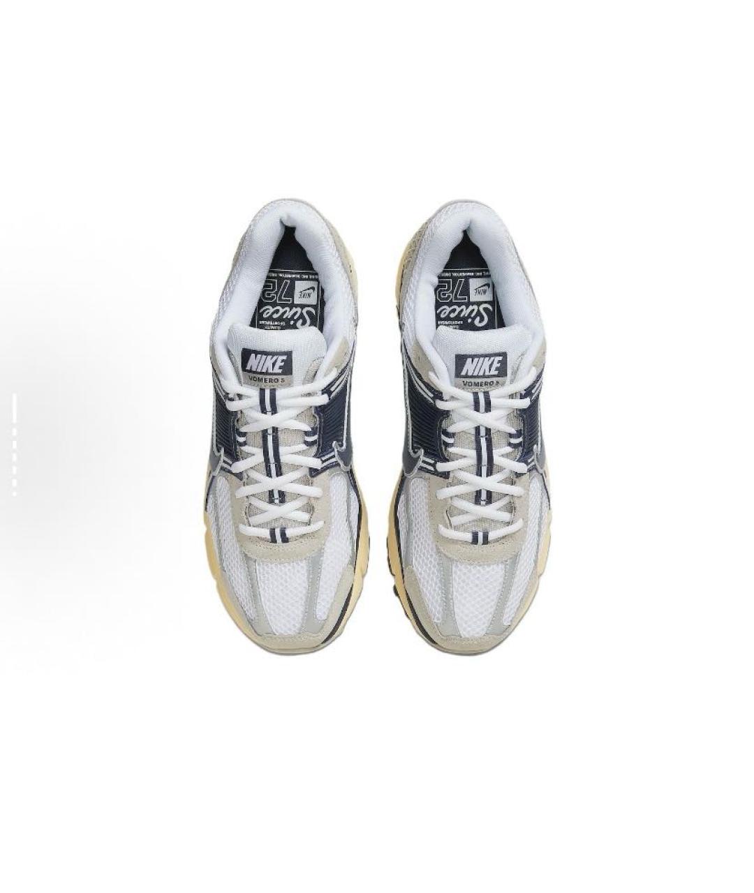 NIKE Бежевые текстильные кроссовки, фото 4