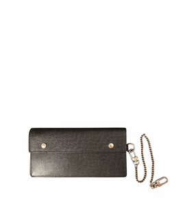 

Кошелек LOUIS VUITTON PRE-OWNED LOUIS VUITTON BLACK TAIGA LEATHER ACCORDION CHAIN WALLET LONG