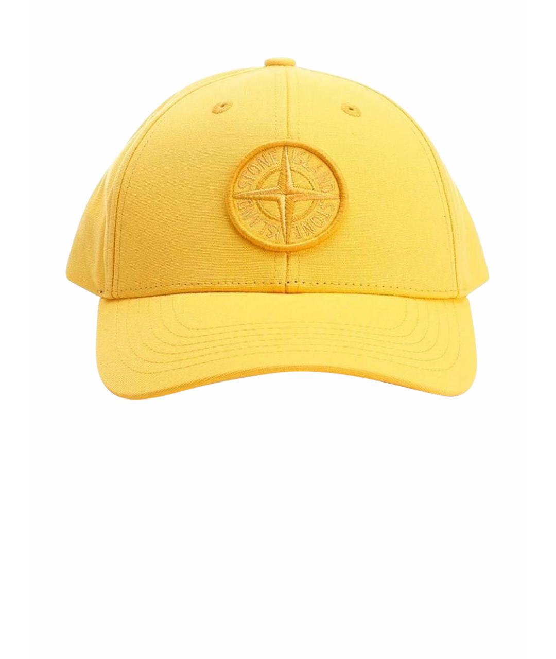 STONE ISLAND Желтая кепка/бейсболка, фото 1