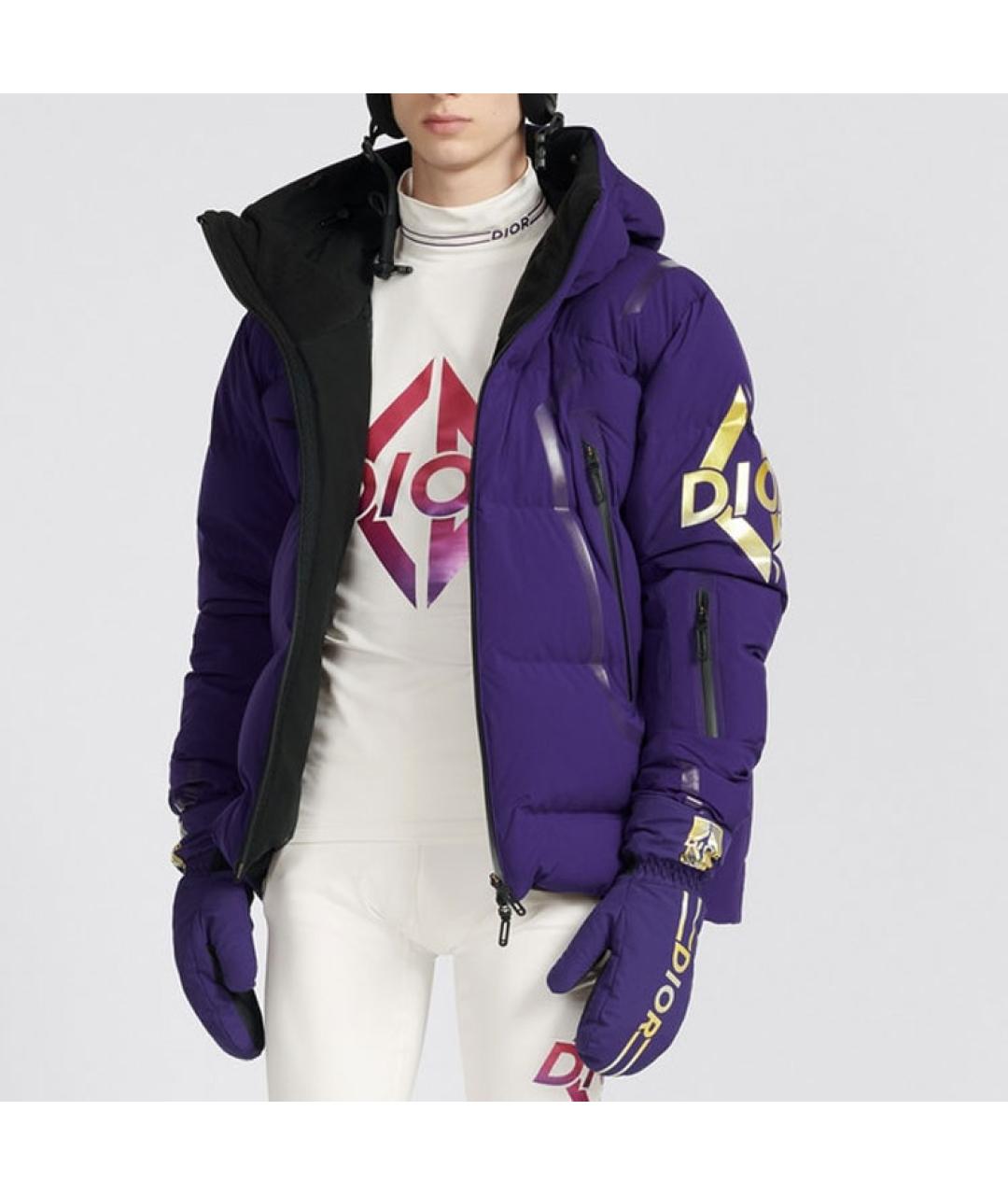 CHRISTIAN DIOR Фиолетовый пуховик, фото 3