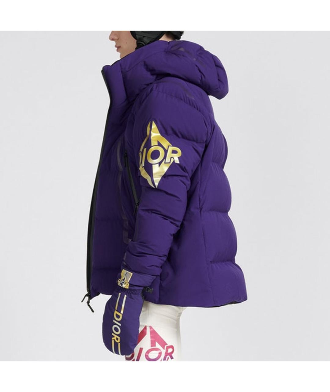 CHRISTIAN DIOR Фиолетовый пуховик, фото 5