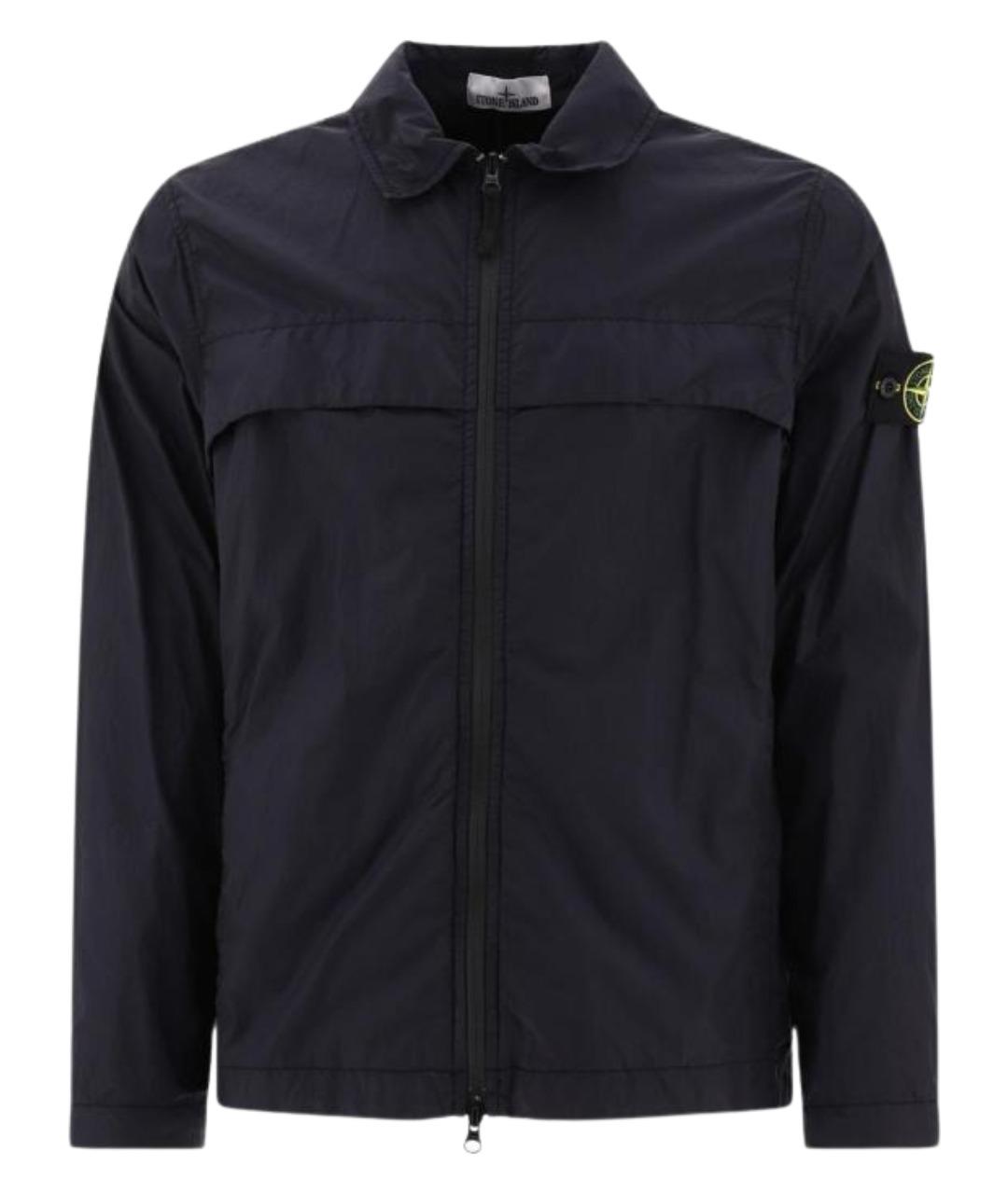 STONE ISLAND Темно-синяя куртка, фото 1