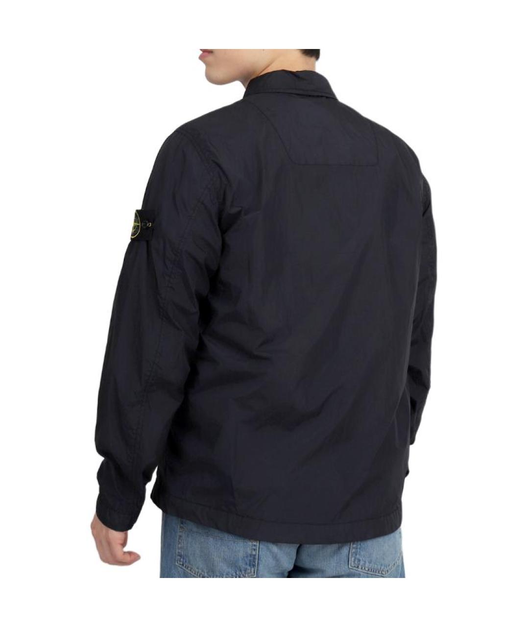 STONE ISLAND Темно-синяя куртка, фото 4