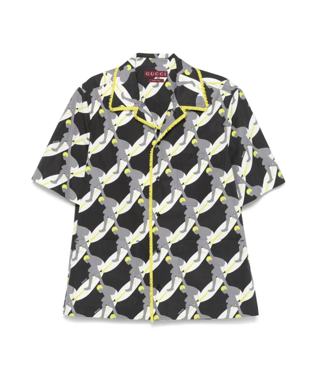 GUCCI Мульти хлопковая кэжуал рубашка, фото 1