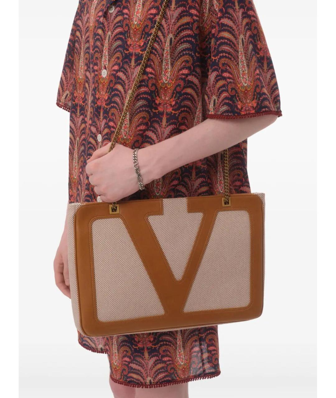 VALENTINO Мульти хлопковая кэжуал рубашка, фото 6