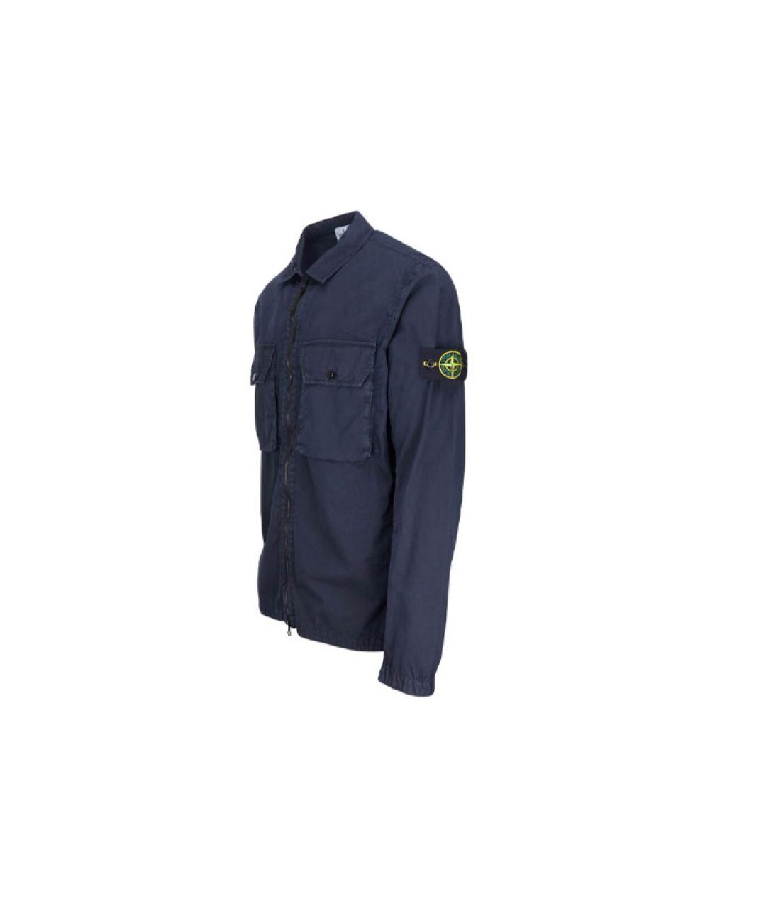 STONE ISLAND Темно-синяя куртка, фото 3