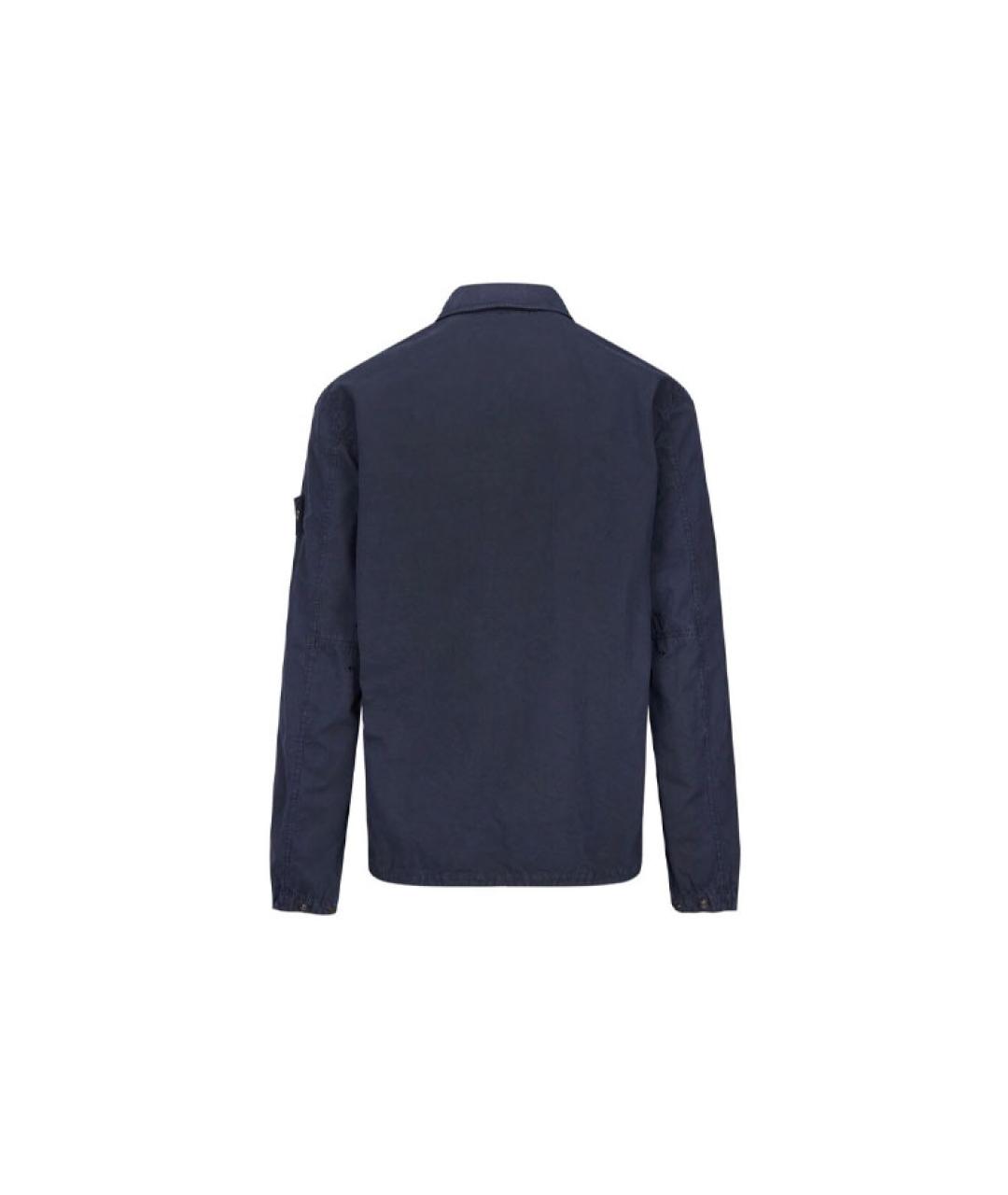 STONE ISLAND Темно-синяя куртка, фото 2
