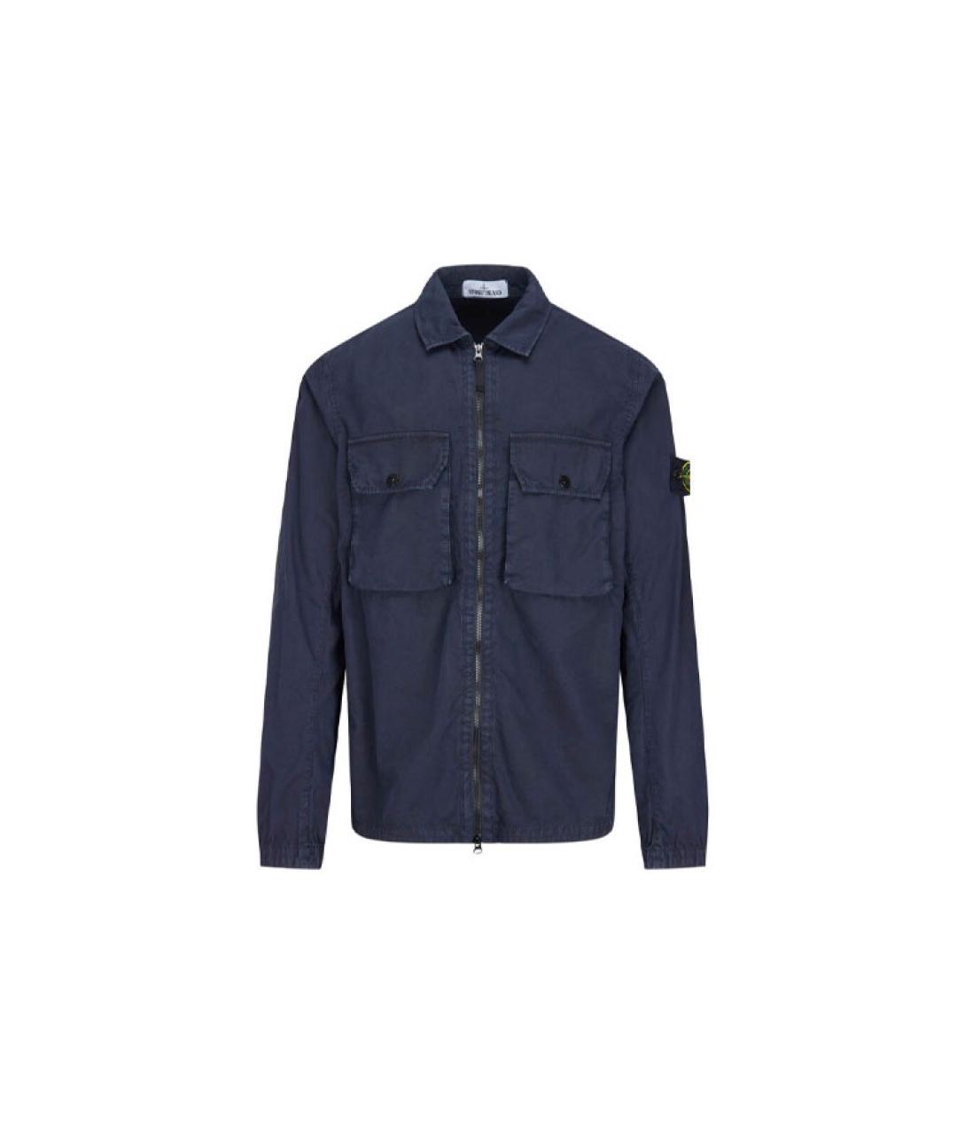 STONE ISLAND Темно-синяя куртка, фото 7