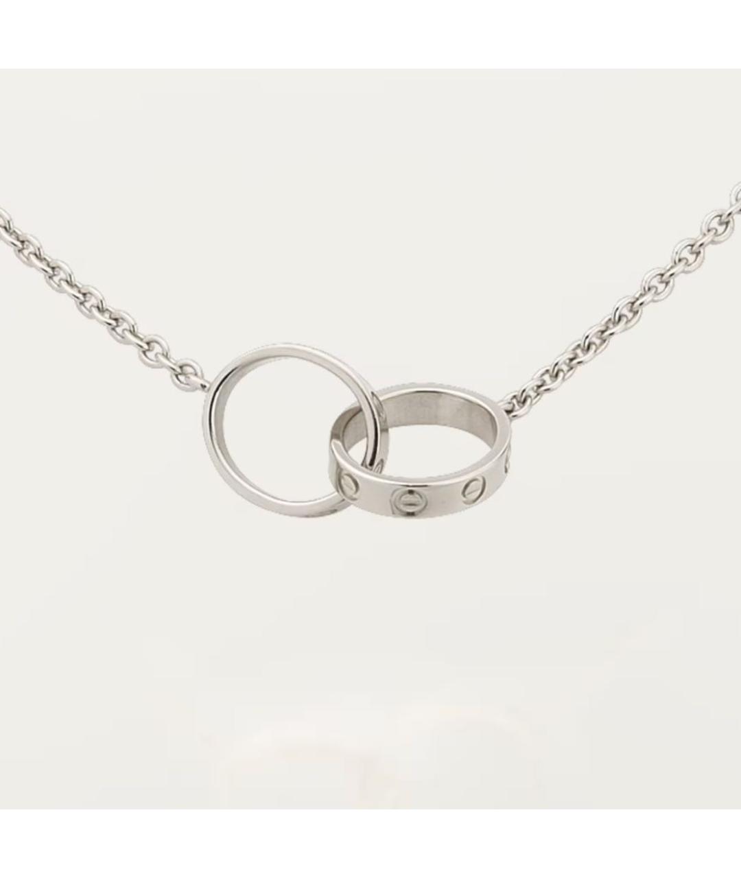 CARTIER Белая подвеска из белого золота, фото 4