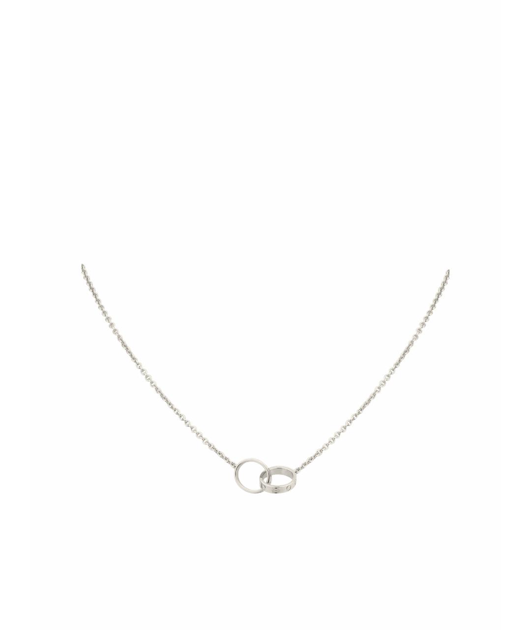 CARTIER Белая подвеска из белого золота, фото 1