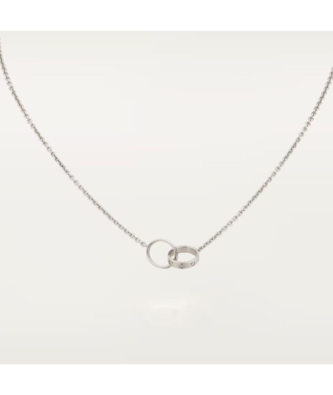 CARTIER Белая подвеска из белого золота, фото 7