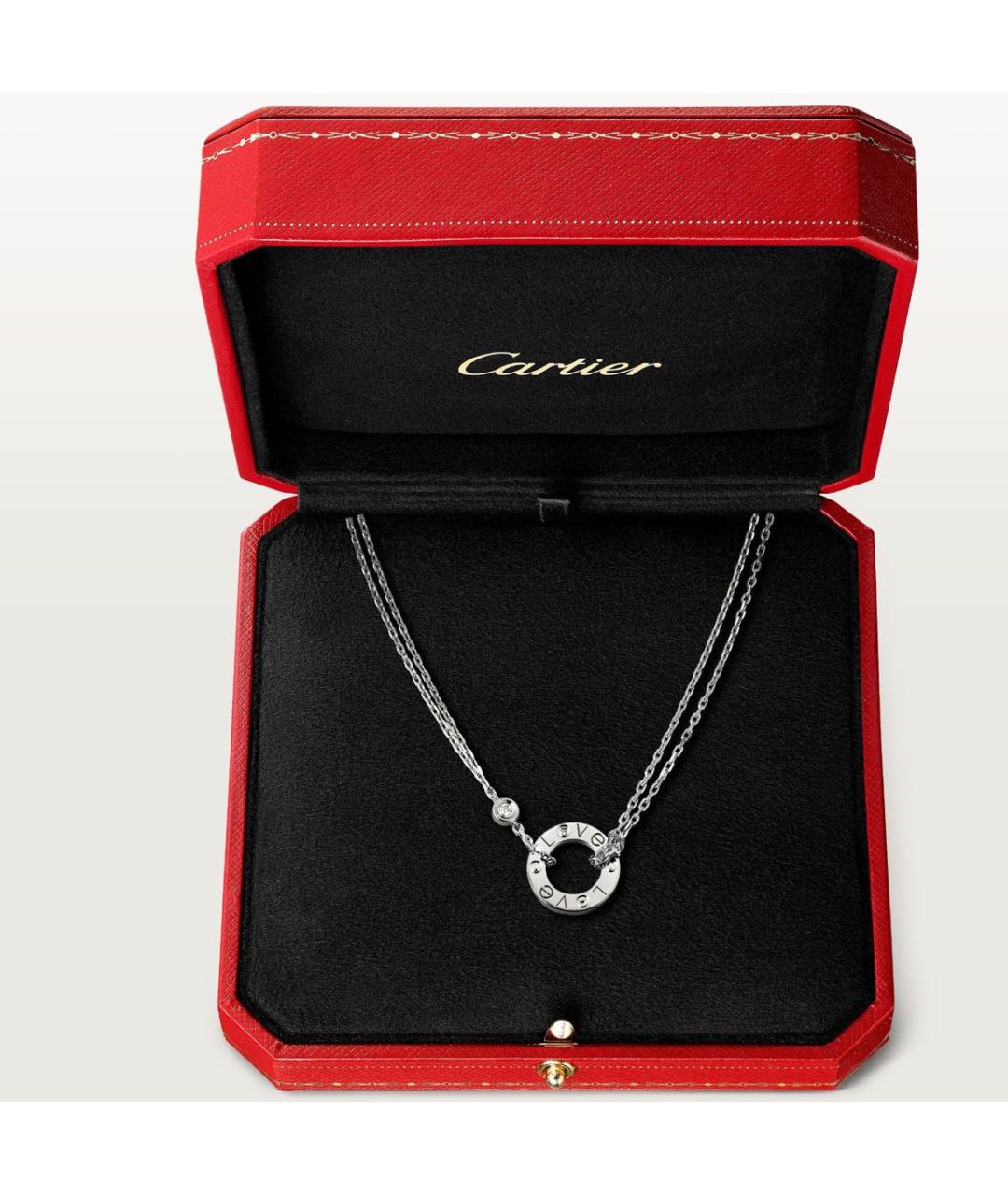 CARTIER Белая подвеска из белого золота, фото 6