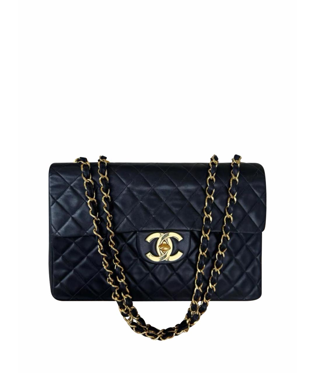 CHANEL Черная кожаная сумка тоут, фото 1