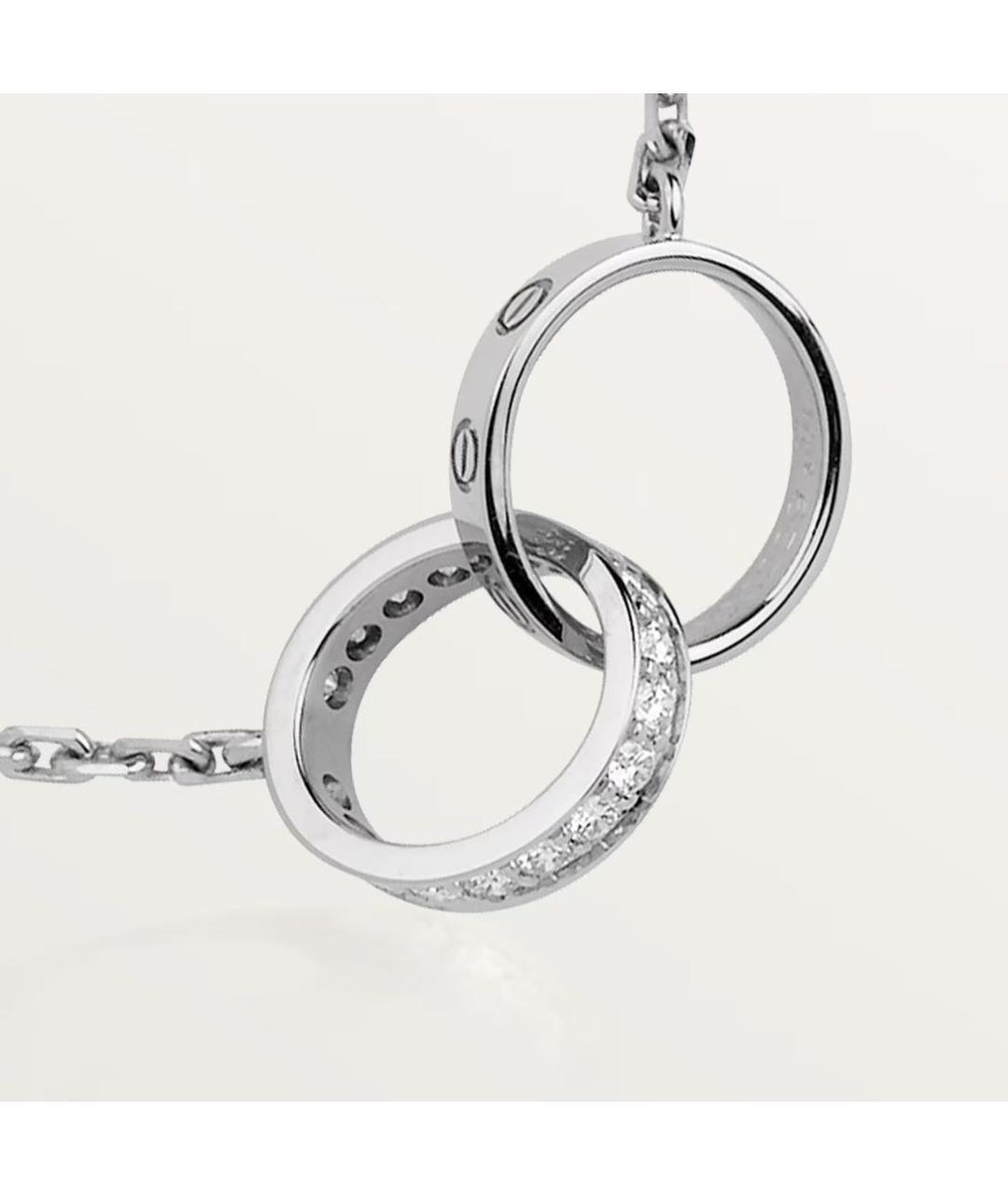 CARTIER Белая подвеска из белого золота, фото 3