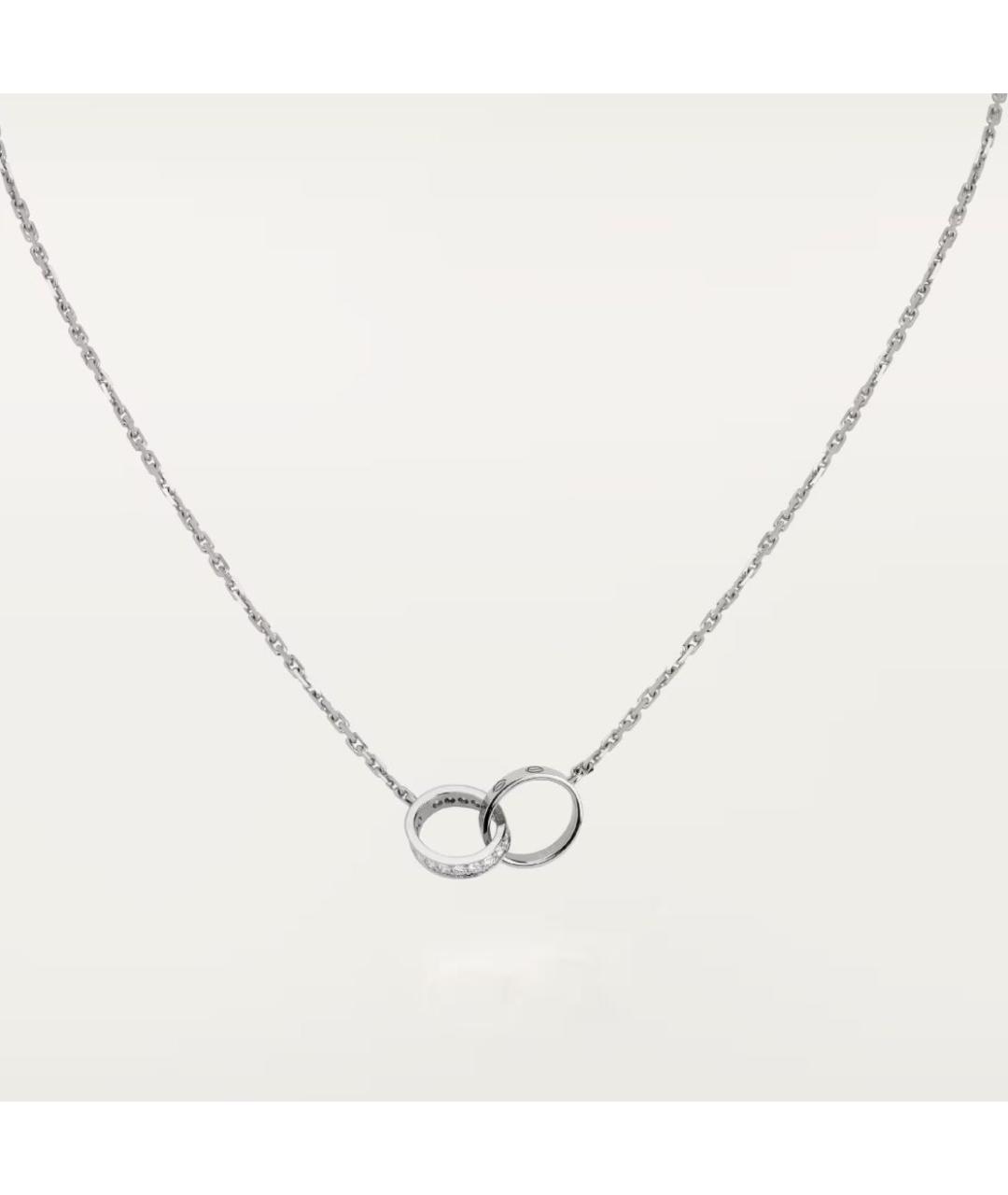 CARTIER Белая подвеска из белого золота, фото 8