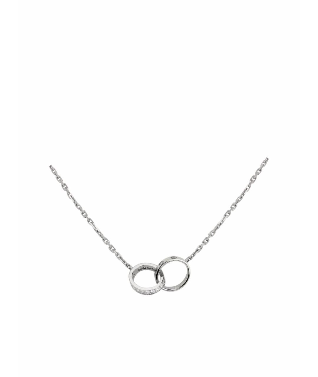 CARTIER Белая подвеска из белого золота, фото 1