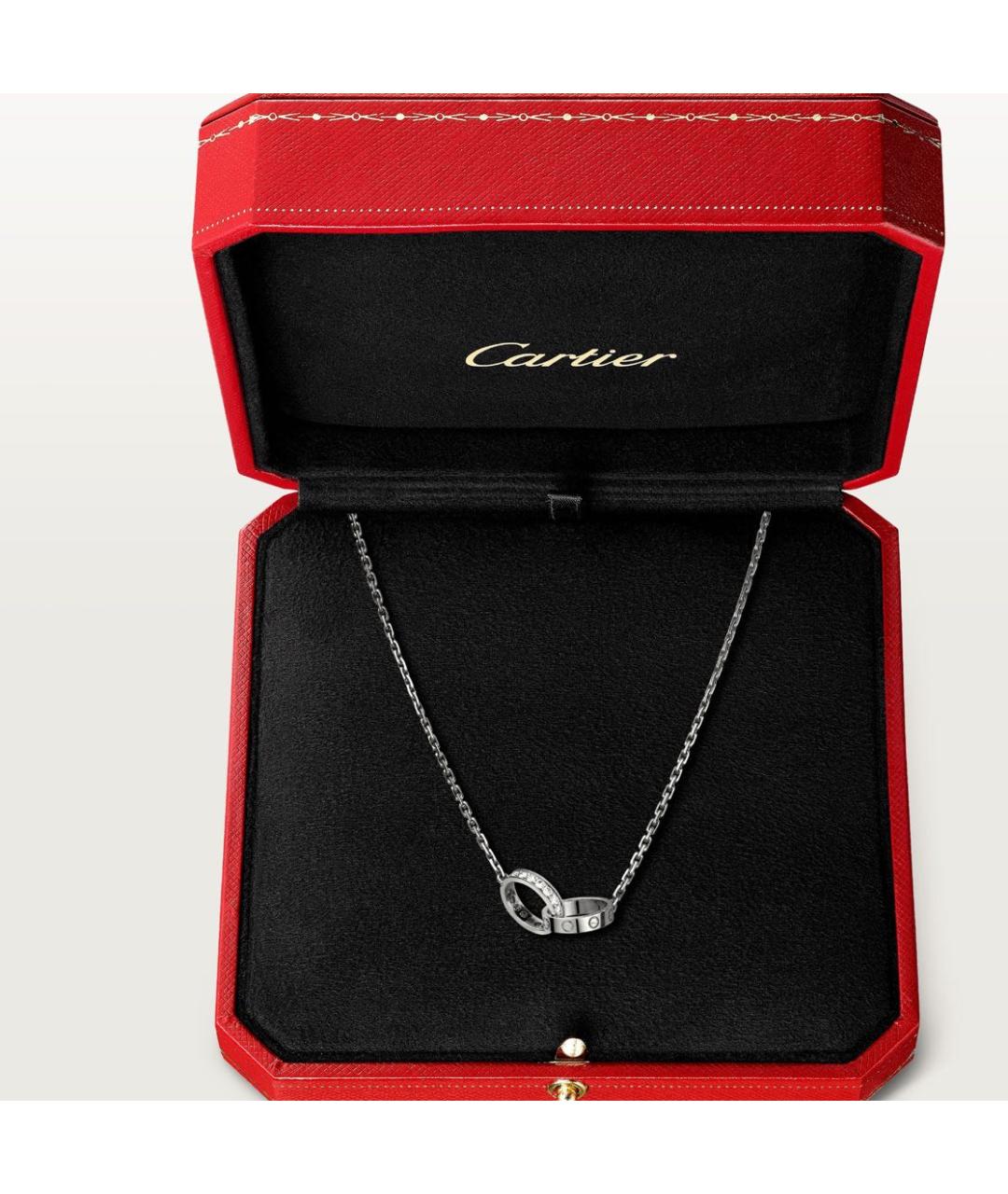 CARTIER Белая подвеска из белого золота, фото 6