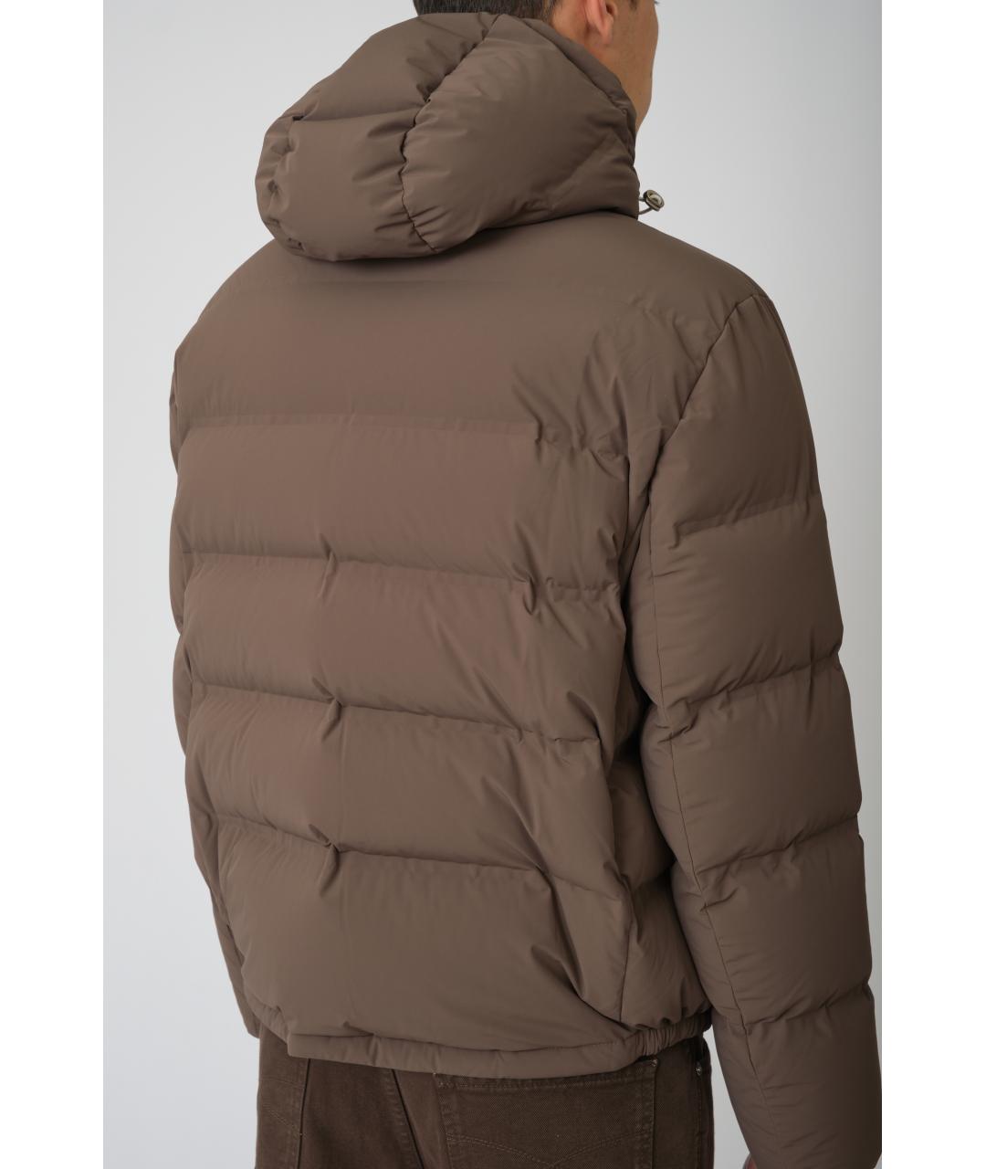 BRUNELLO CUCINELLI Коричневая куртка, фото 5
