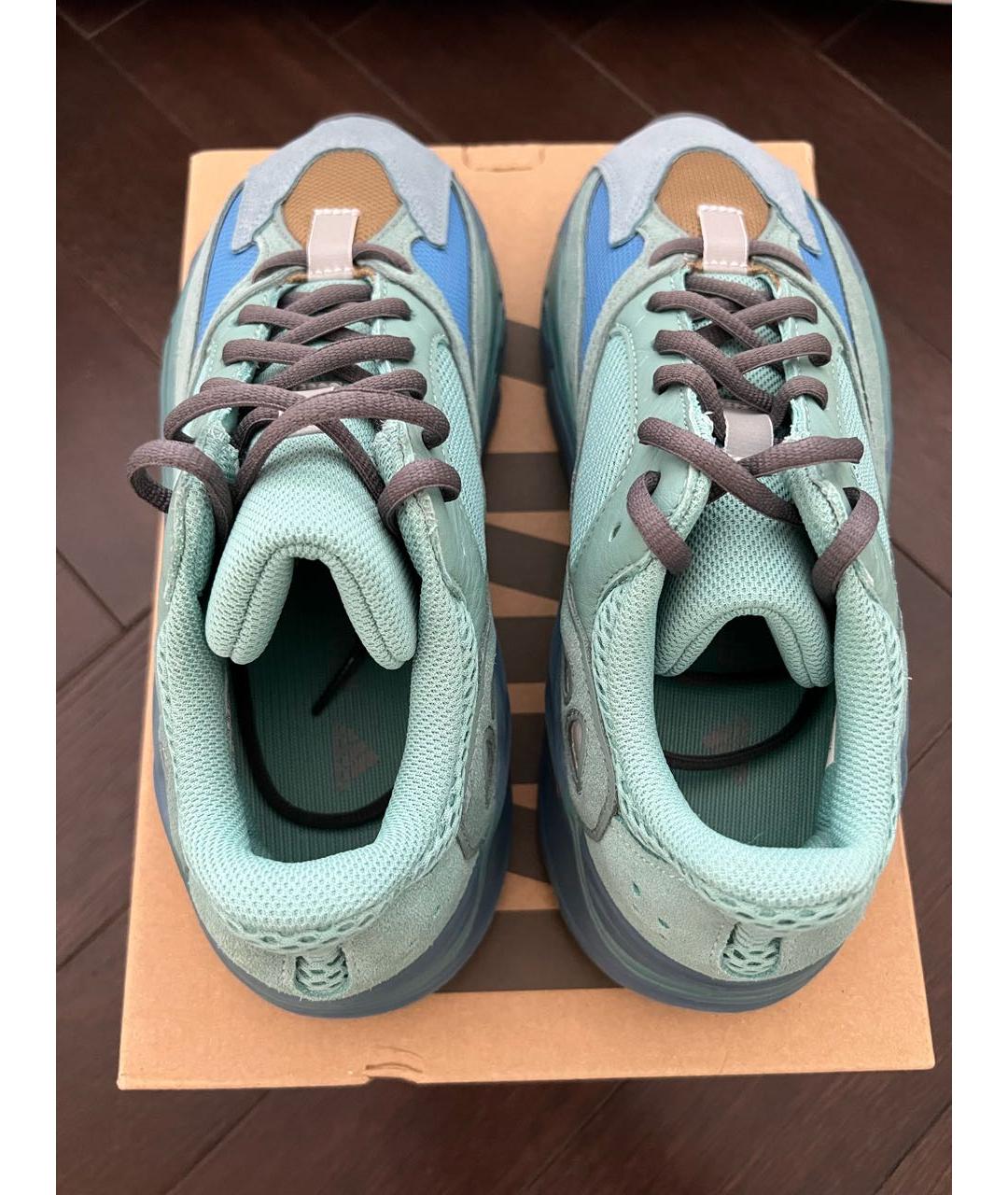 ADIDAS YEEZY Мульти замшевые низкие кроссовки / кеды, фото 2