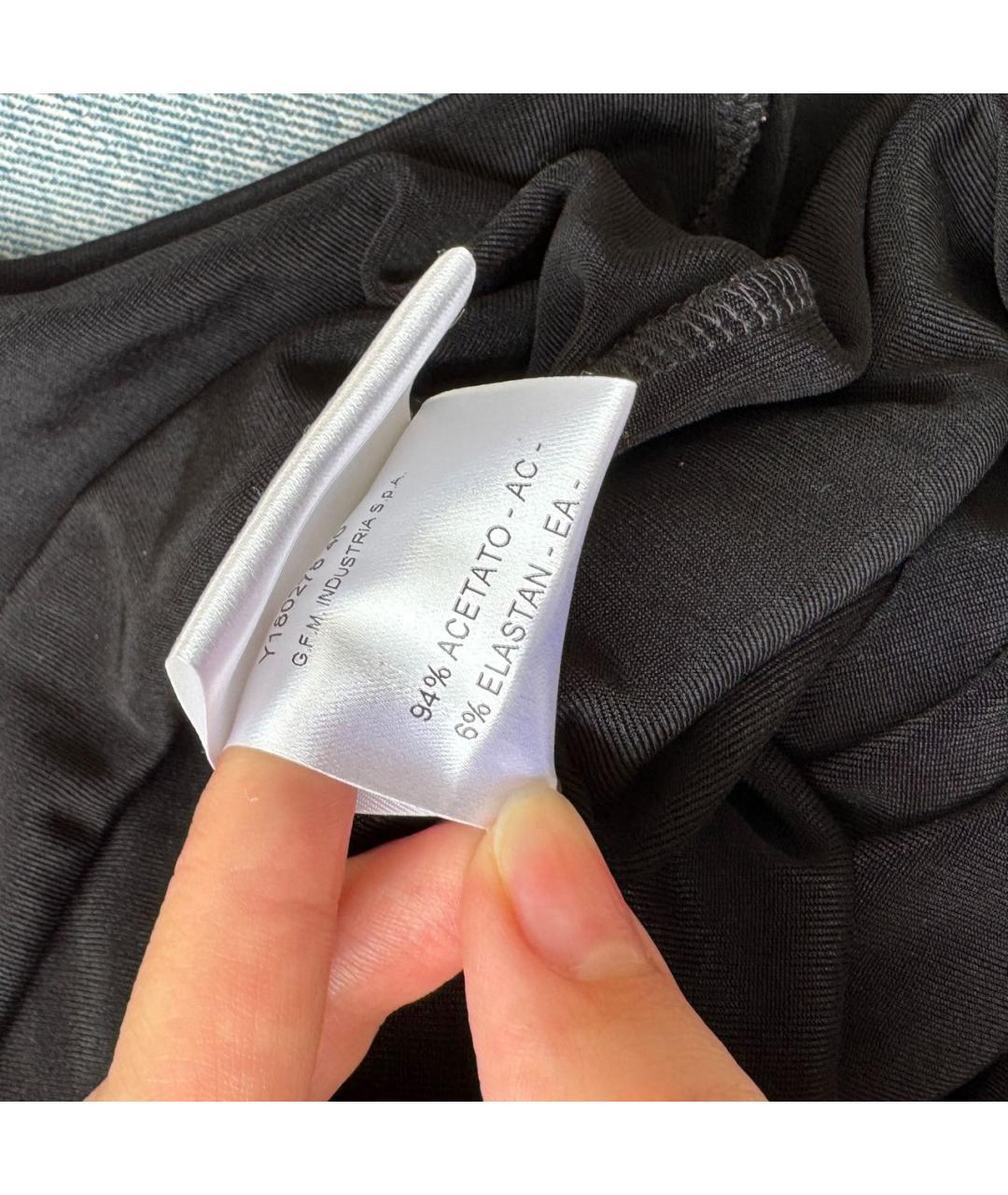 VIVIENNE WESTWOOD Антрацитовое бархатное коктейльное платье, фото 5