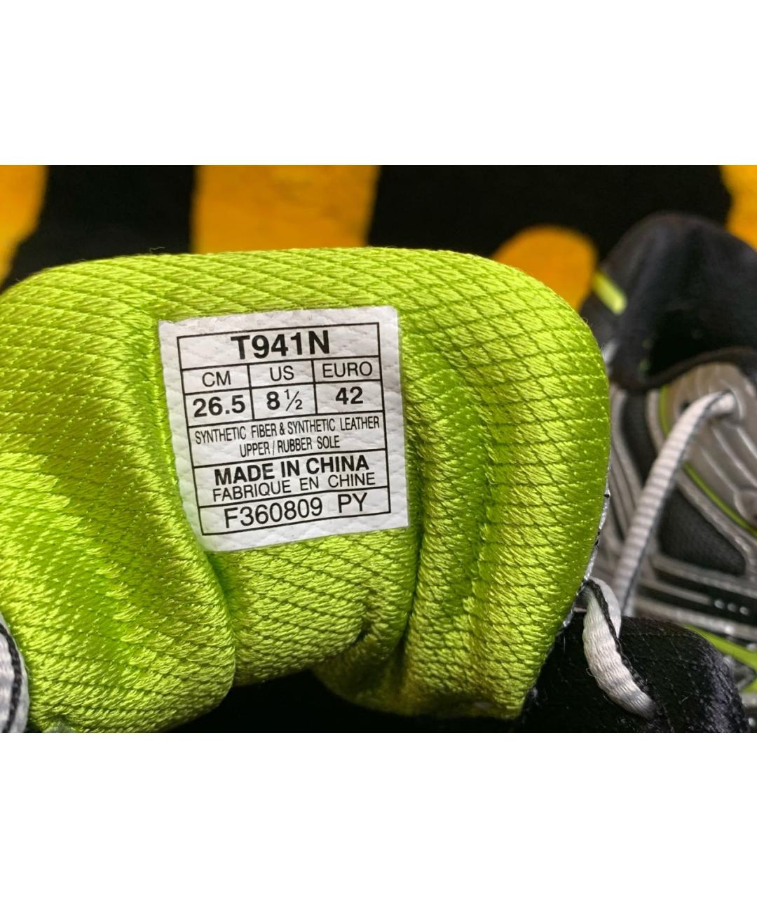 ASICS Серые низкие кроссовки / кеды, фото 7