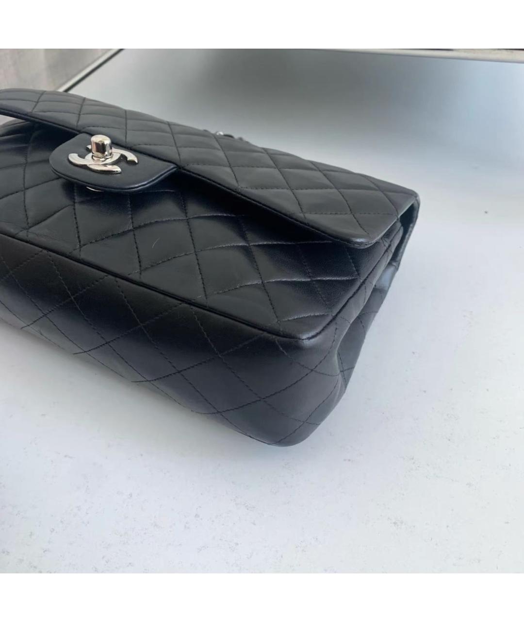 CHANEL Черная кожаная сумка тоут, фото 5