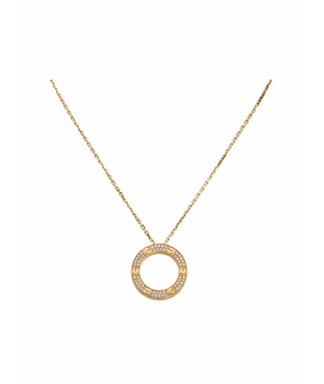 CARTIER Золотая подвеска из желтого золота, фото 1