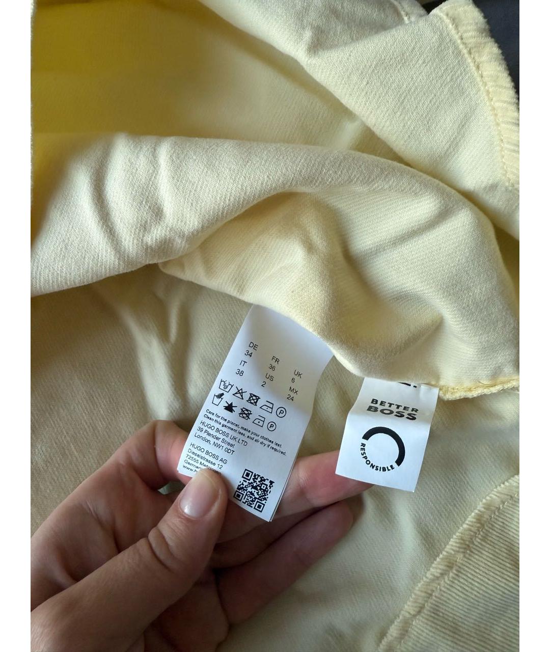 HUGO BOSS Желтая рубашка, фото 8