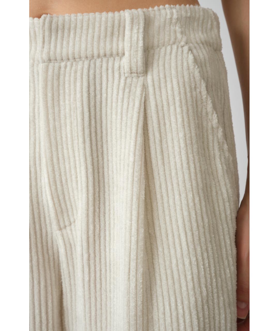 BRUNELLO CUCINELLI Серые вискозные брюки широкие, фото 6