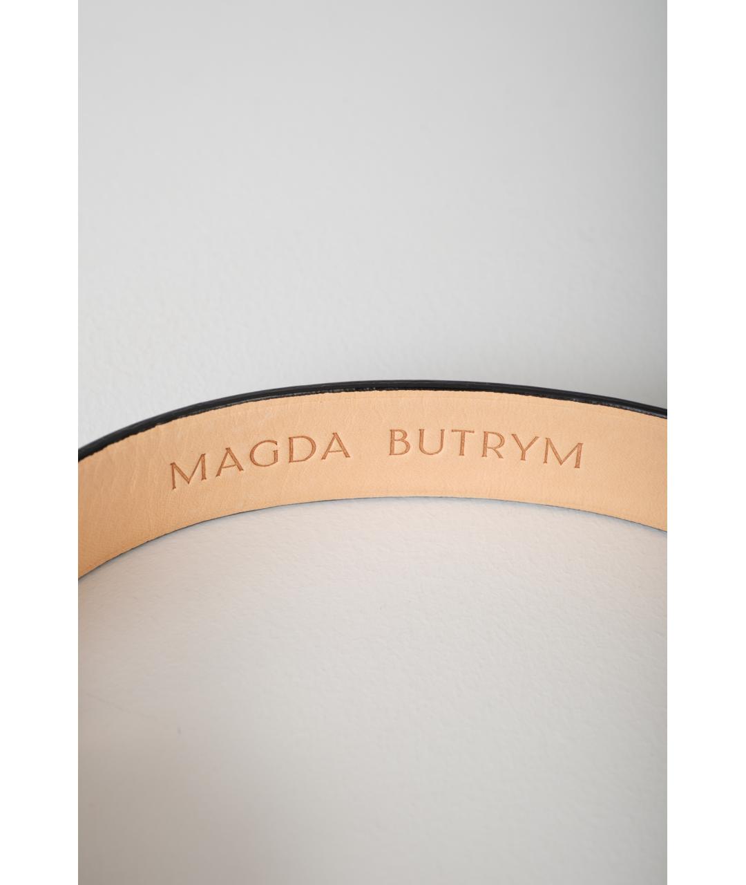 MAGDA BUTRYM Черный кожаный ремень, фото 4