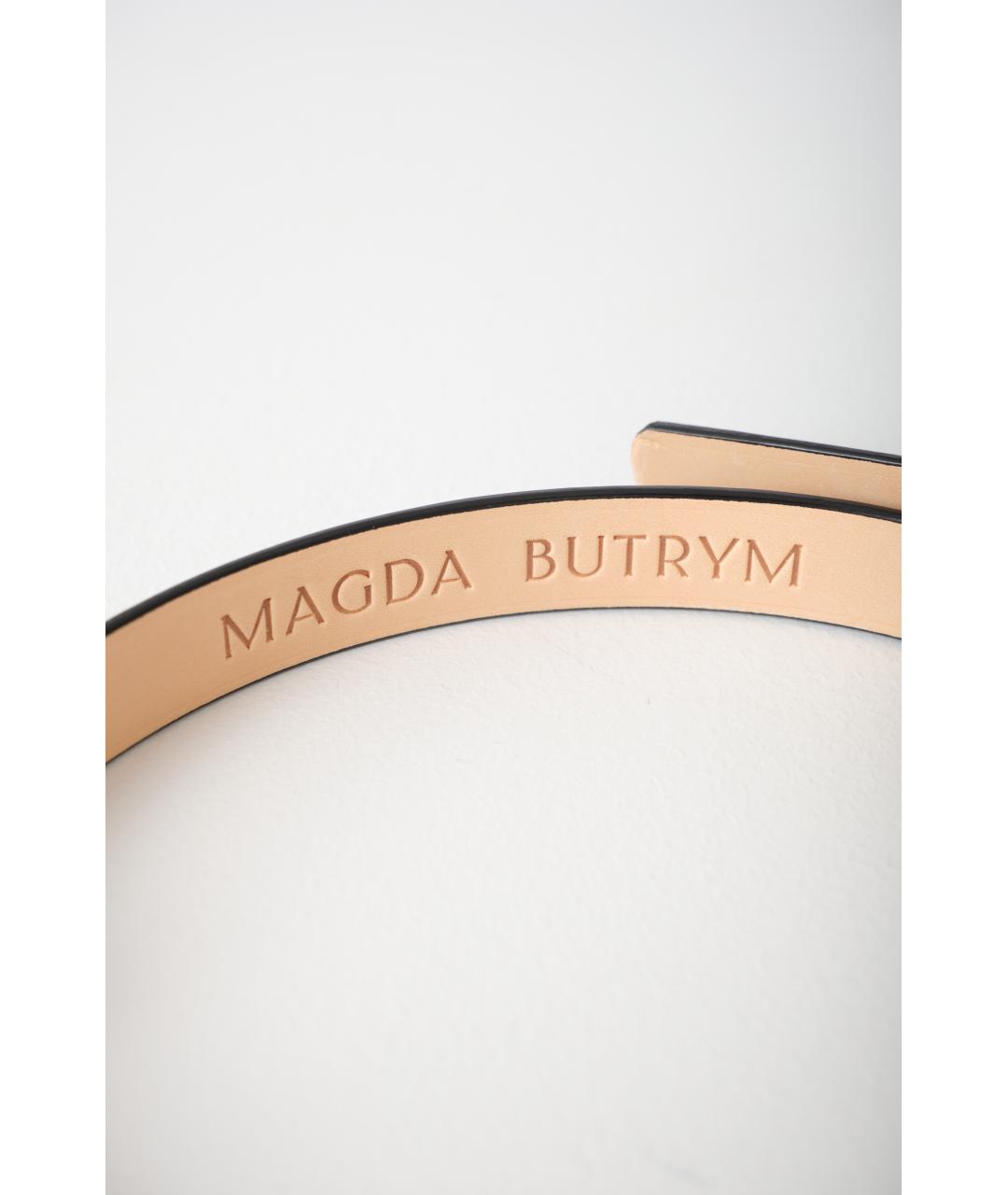 MAGDA BUTRYM Черный кожаный ремень, фото 3