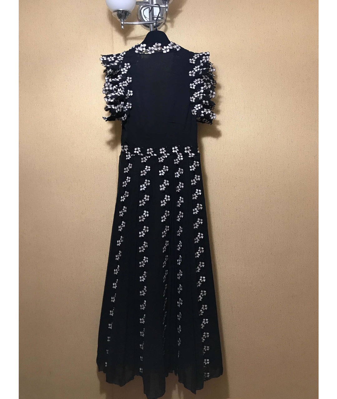 GIAMBATTISTA VALLI Черное полиэстеровое вечернее платье, фото 3