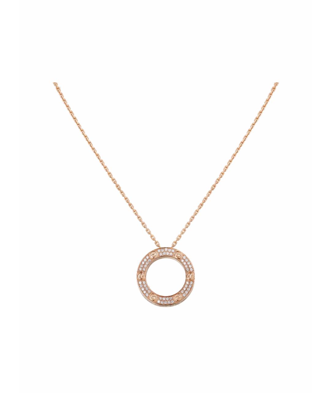 CARTIER Подвеска из розового золота, фото 1