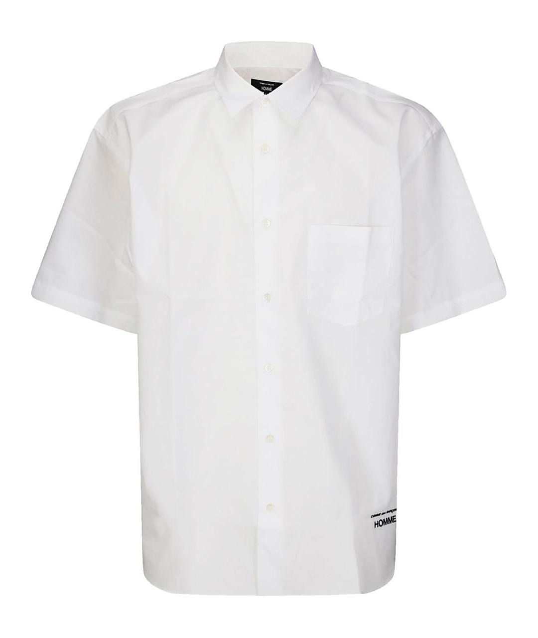 COMME DES GARÇONS HOMME PLUS Белая хлопковая кэжуал рубашка, фото 1