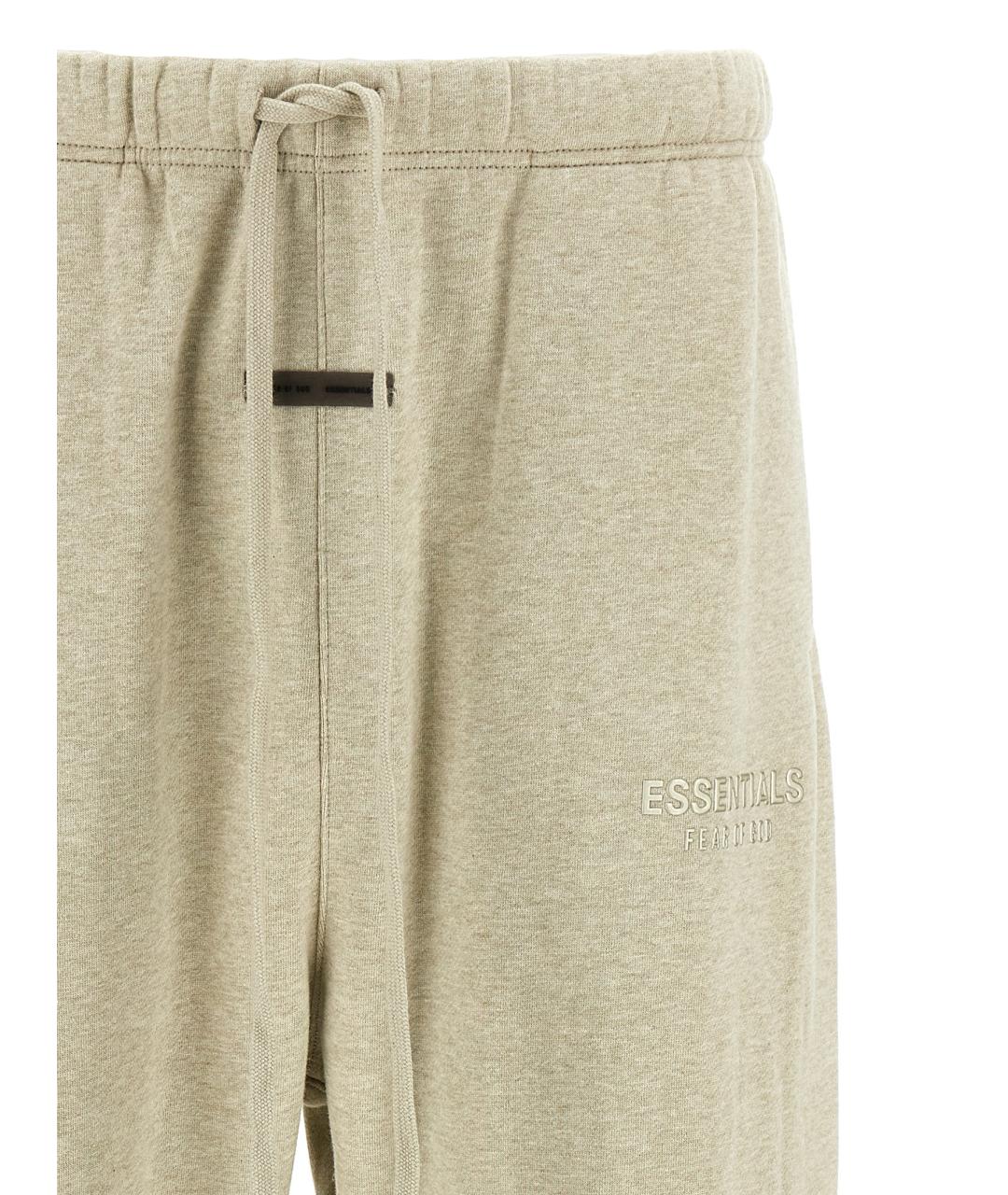 FEAR OF GOD ESSENTIALS Бежевые хлопковые повседневные брюки, фото 3