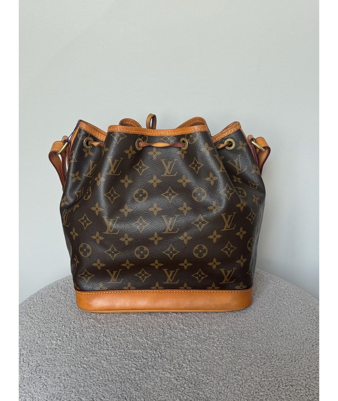LOUIS VUITTON Коричневая сумка тоут, фото 3