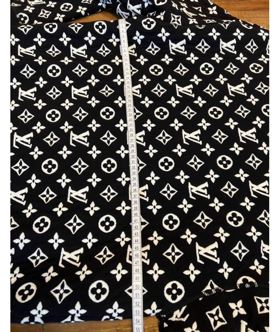 LOUIS VUITTON Черный хлопковый джемпер / свитер, фото 8