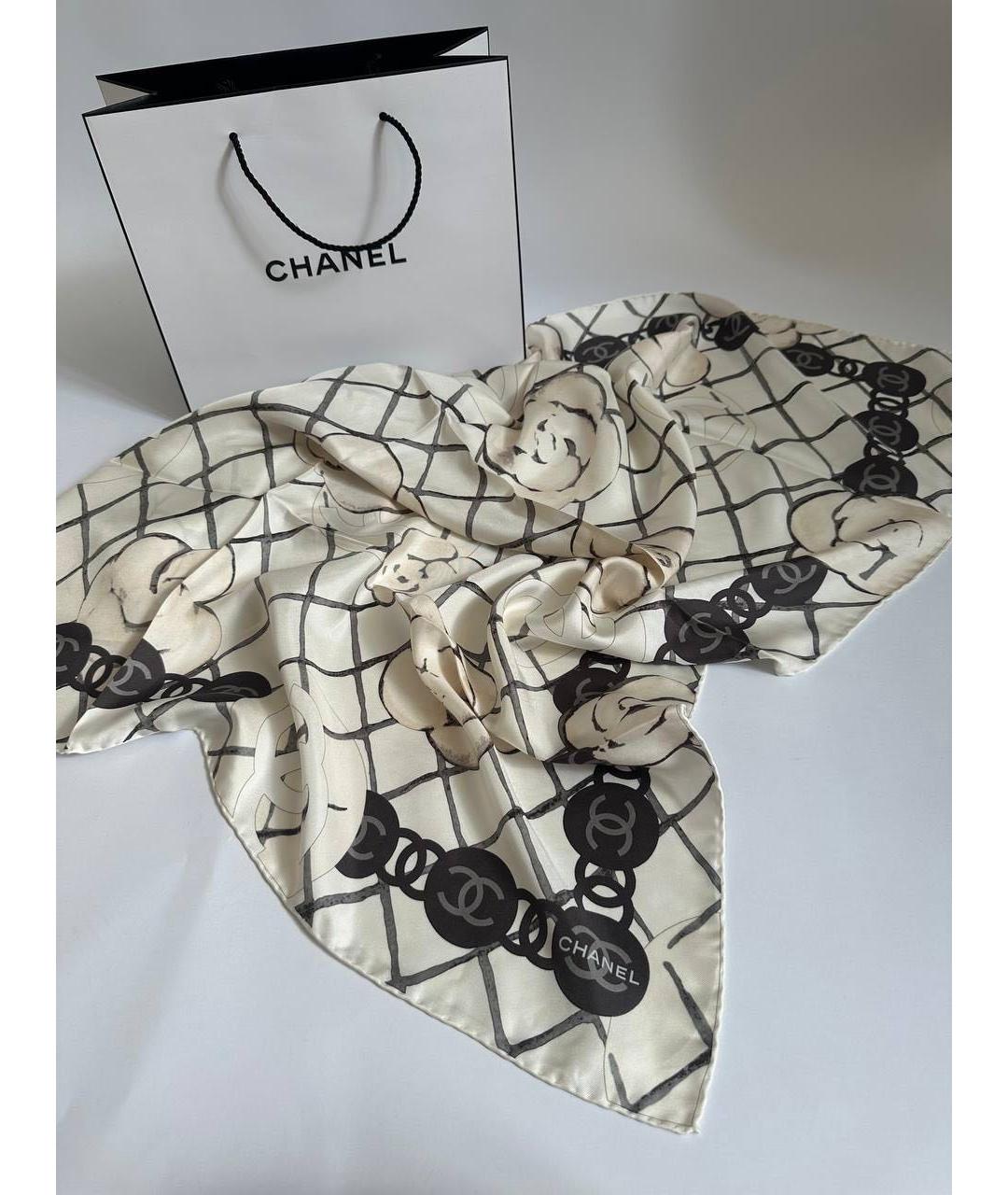 CHANEL Мульти шелковый платок, фото 4