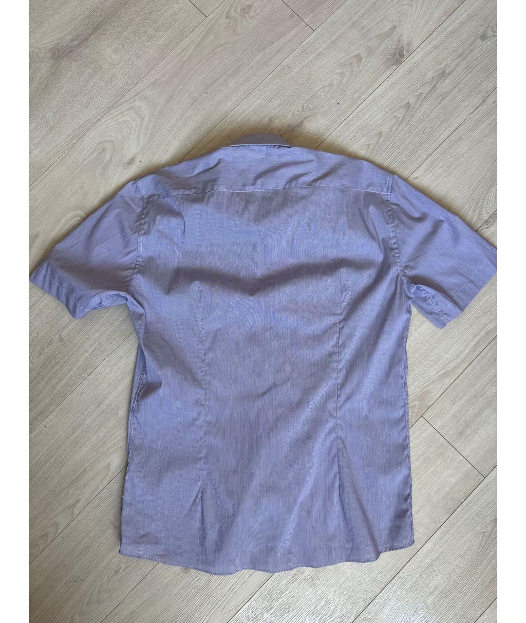 PAL ZILERI Синяя хлопковая классическая рубашка, фото 2