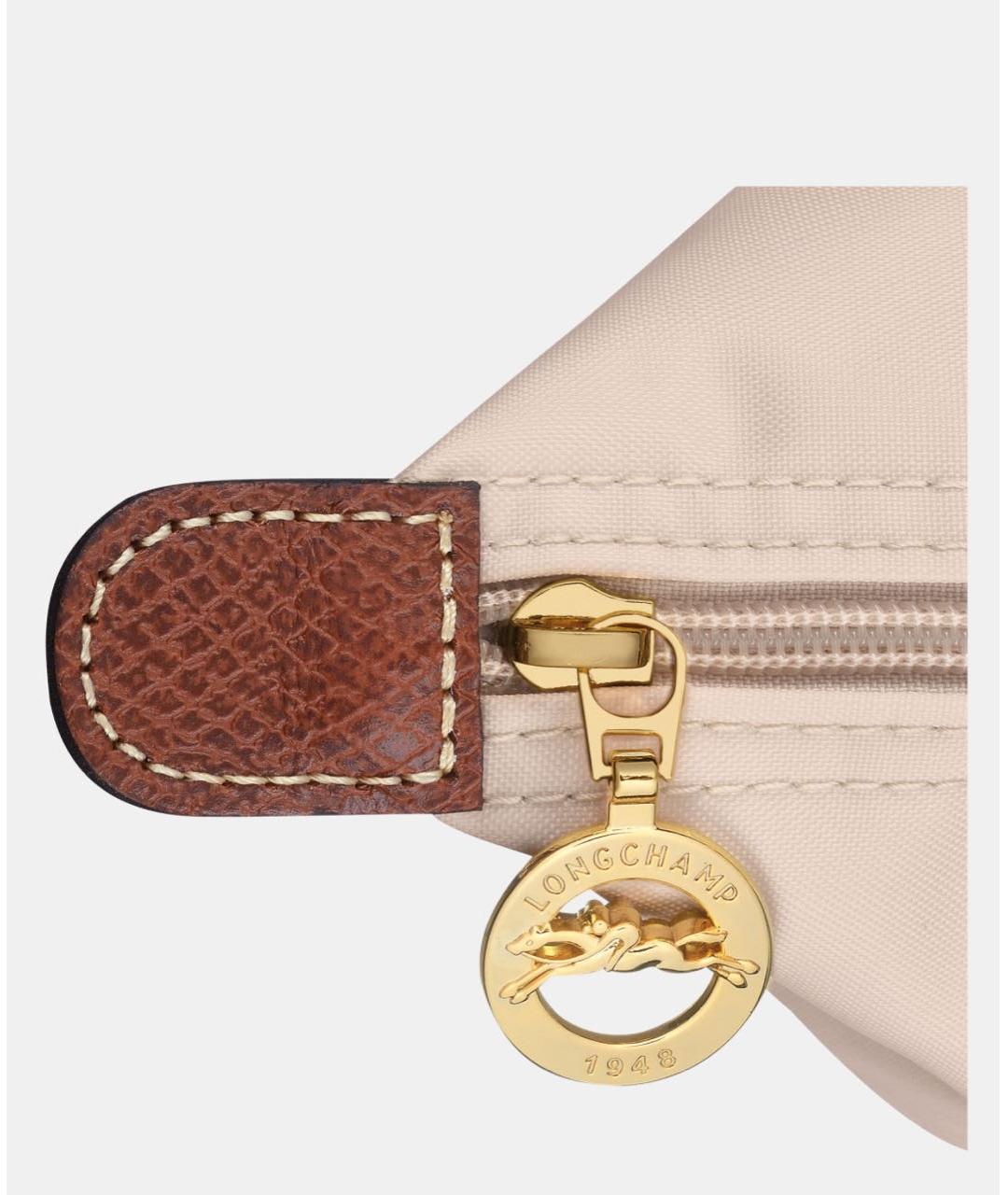 LONGCHAMP Бежевая сумка тоут, фото 4