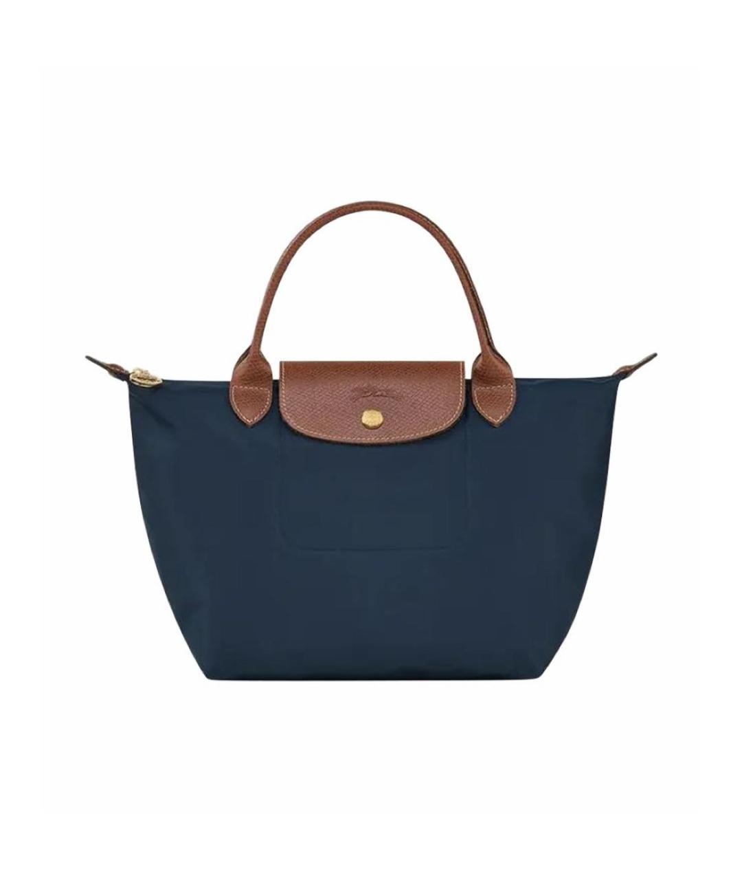 LONGCHAMP Синяя сумка тоут, фото 7