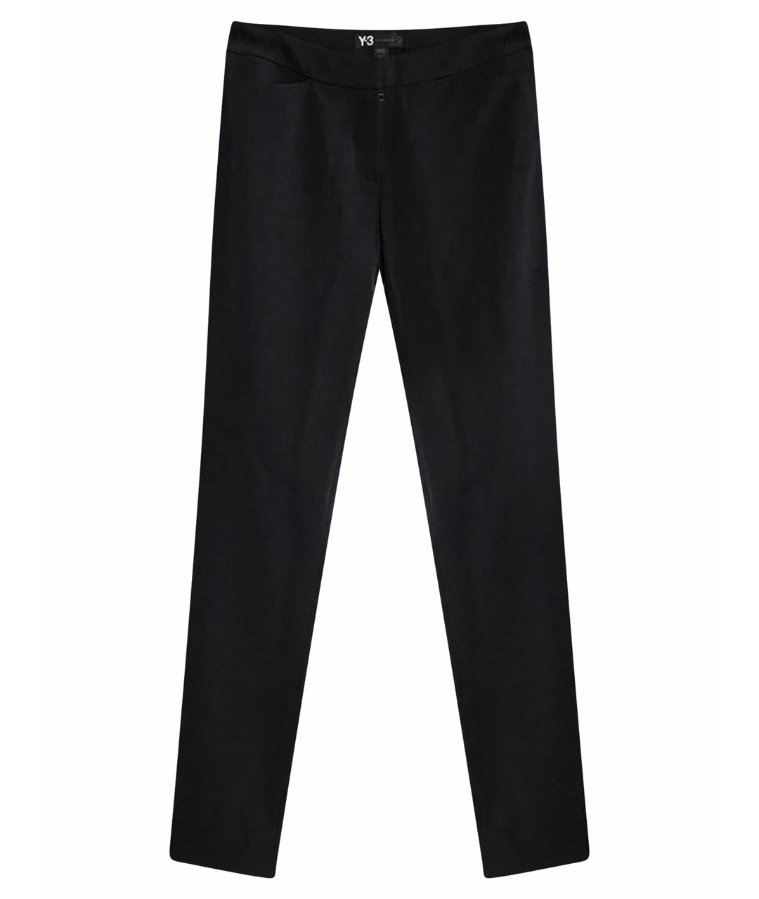 Y-3 Черные полиамидовые брюки узкие, фото 1