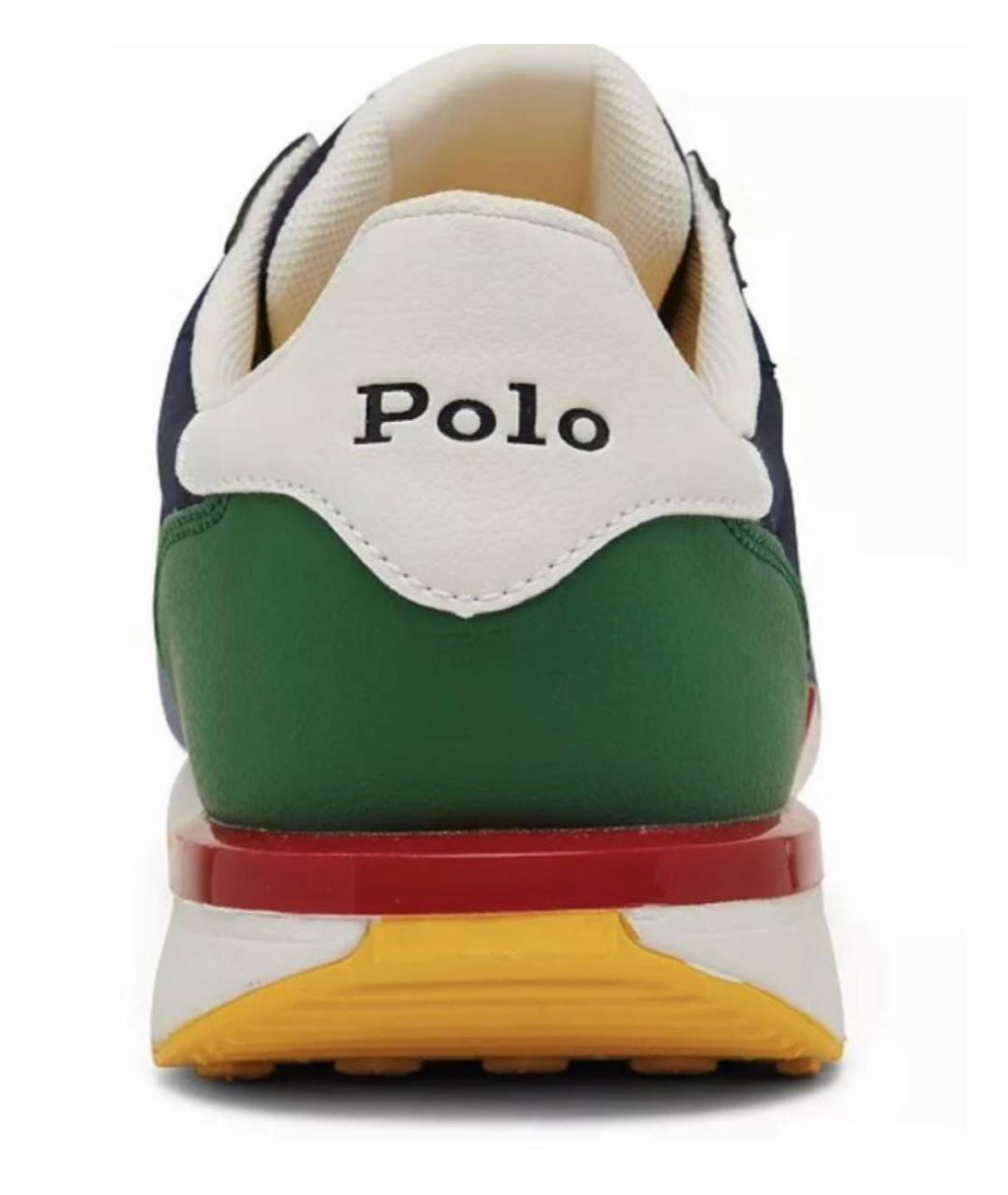POLO RALPH LAUREN Мульти кожаные кеды, фото 4