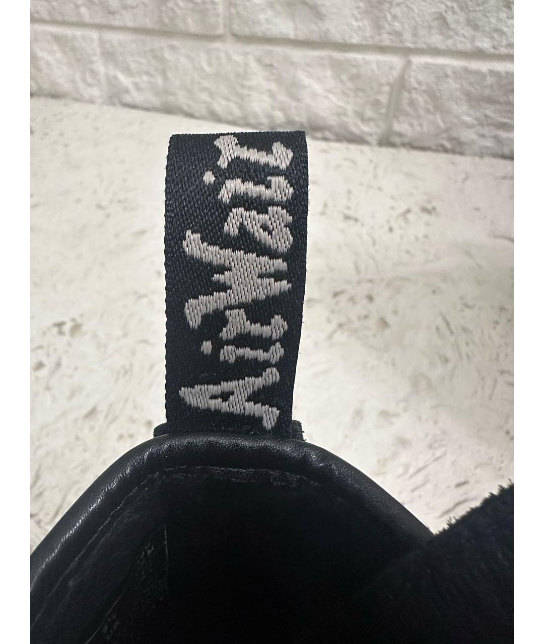 DR. MARTENS Черные кожаные высокие ботинки, фото 5