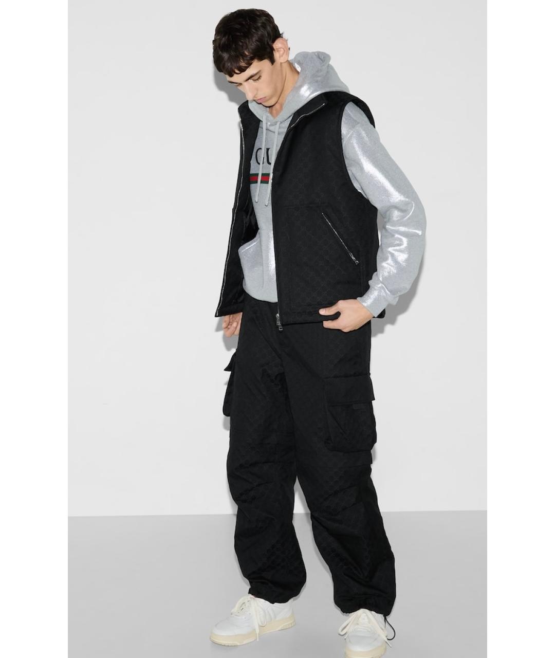 GUCCI Черный жилет, фото 4