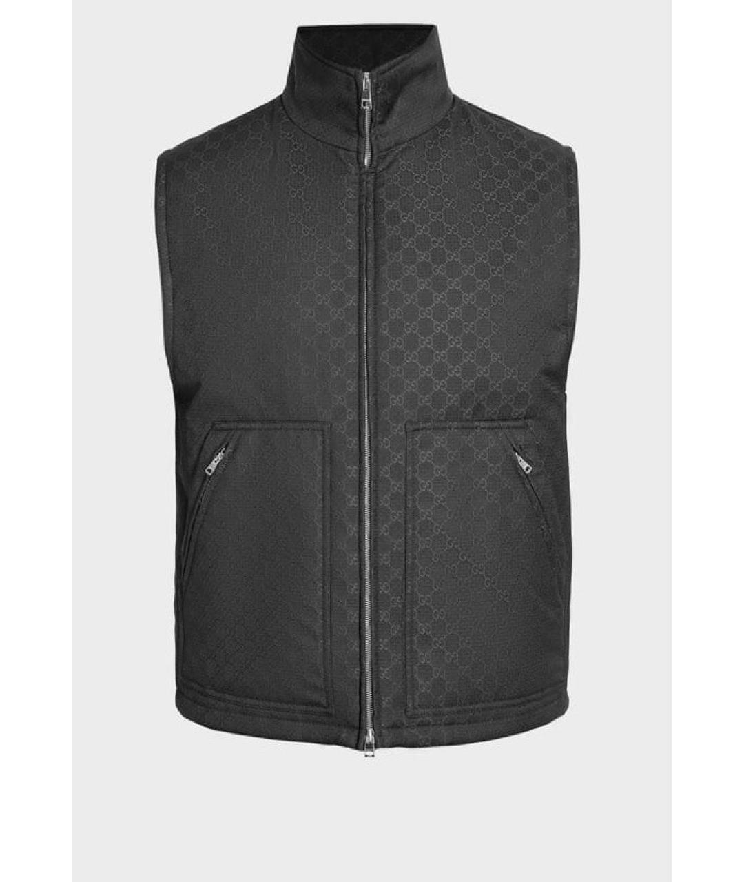 GUCCI Черный жилет, фото 10